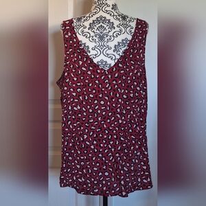 Old Navy size XXL leopard print tank top